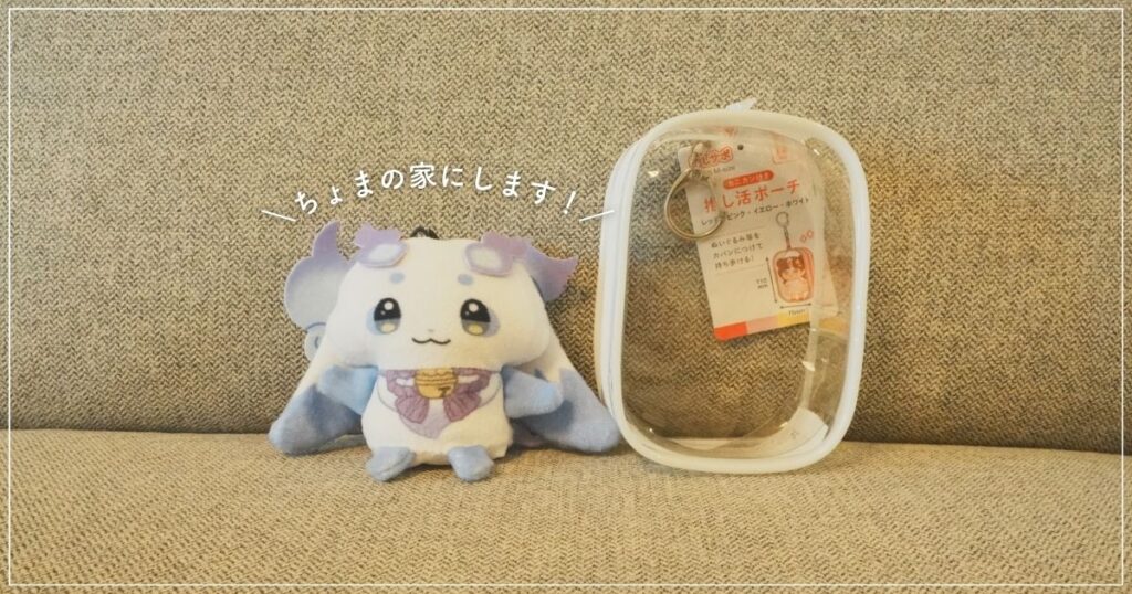 ルンルンのにじぱぺっととポーチが横並びになっている画像